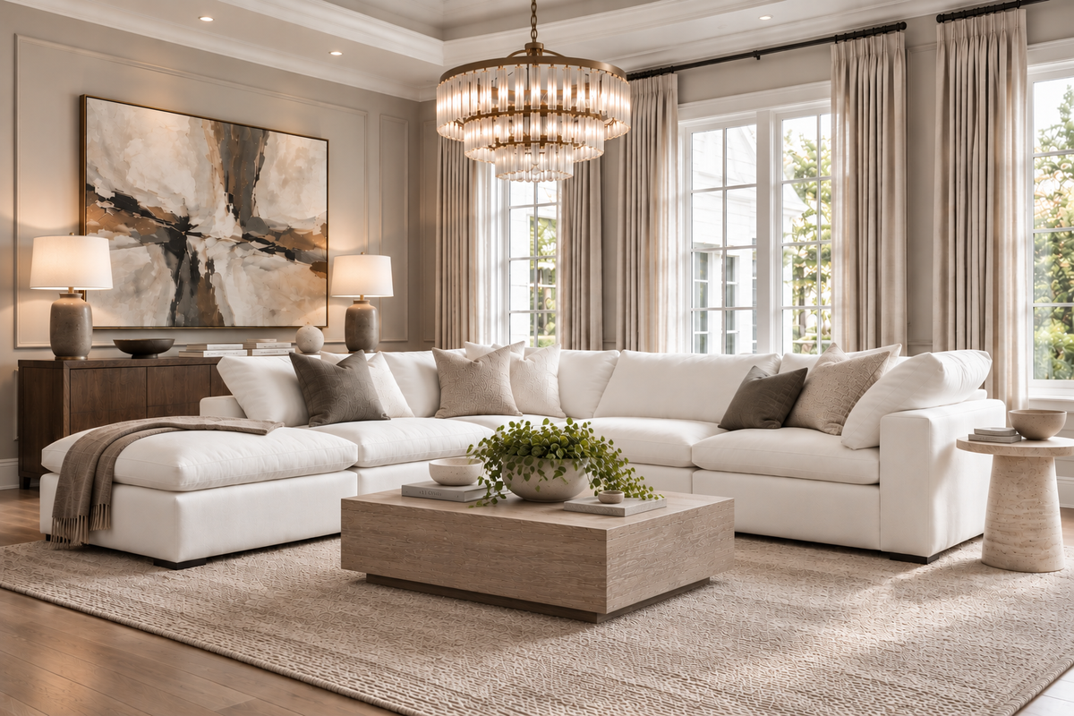 MOST POPULAR - 5-Cube Modular L-Sectional Sofa Soulfa Home