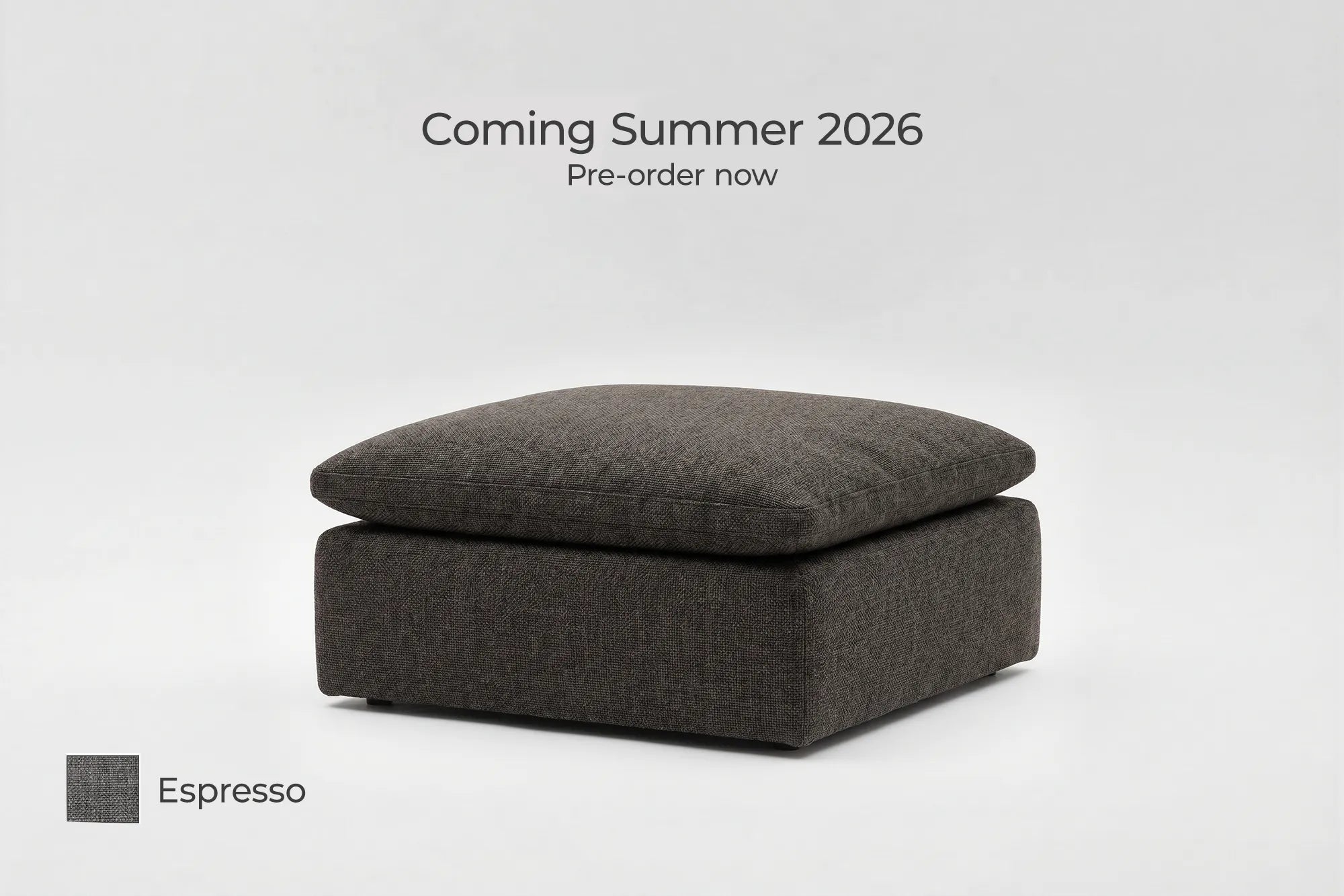 Ottoman Cube Modular Cubes Soulfa Home 38" Ottoman <b>NEW</b> Espresso NO