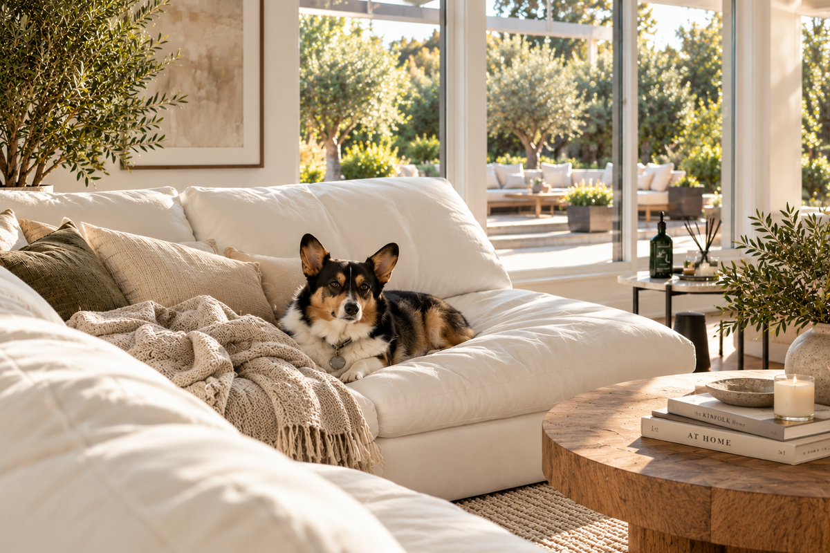 OVERSTOCK SALE: 4 Cube Chaise Sectional - White Soulfa Home