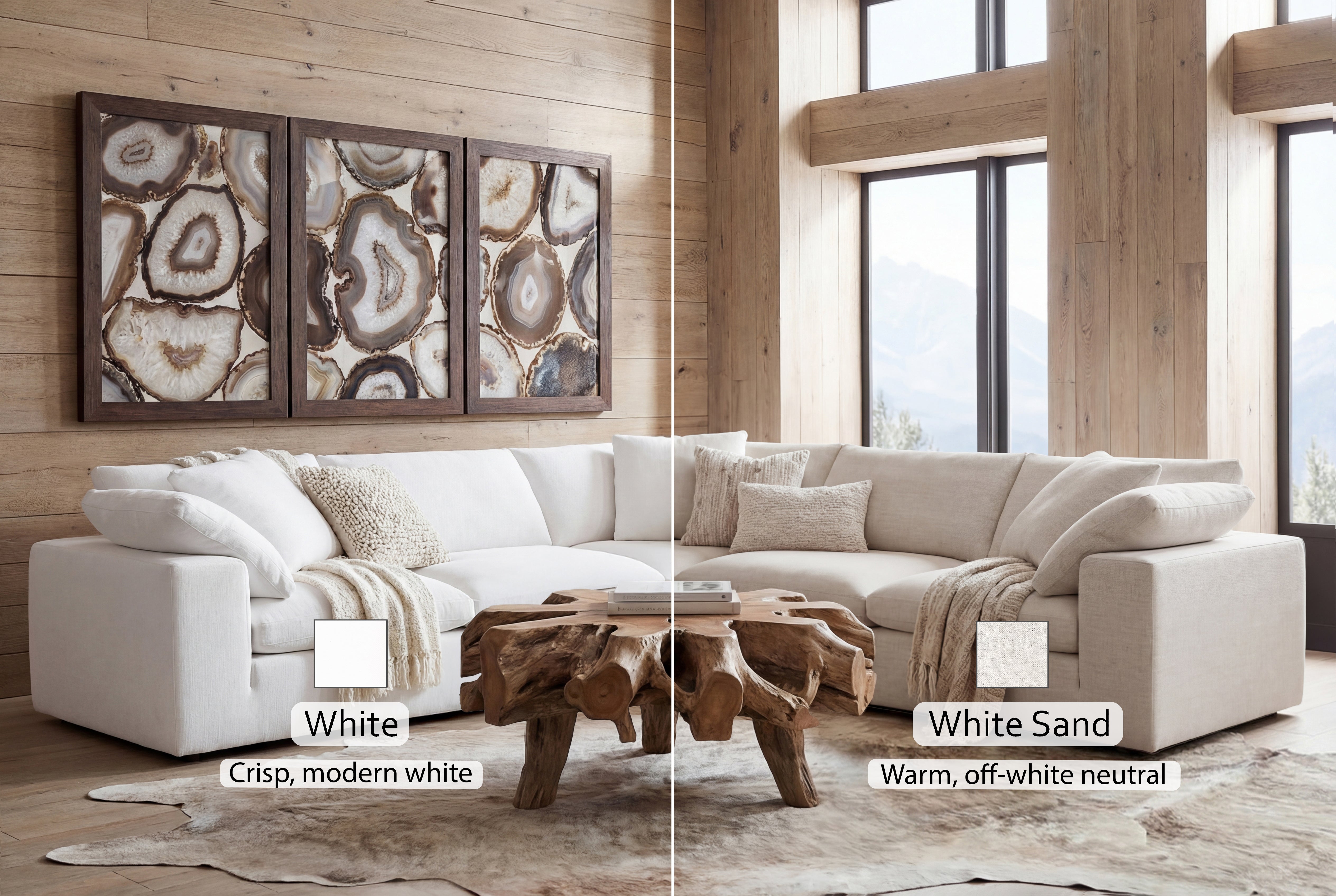 5-Cube Sectional w/ Ottoman Chaise Soulfa Home