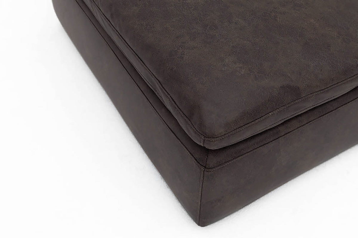 3-Cube Soulfa Loveseat Chaise - Alpine Leather Modular Cubes Soulfa Home