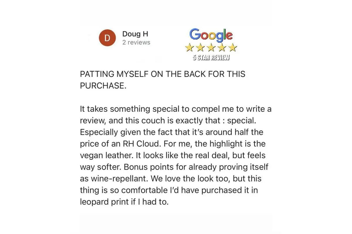 2 Cube Loveseat in Alpine Steel Vegan Leather-Soulfa Home