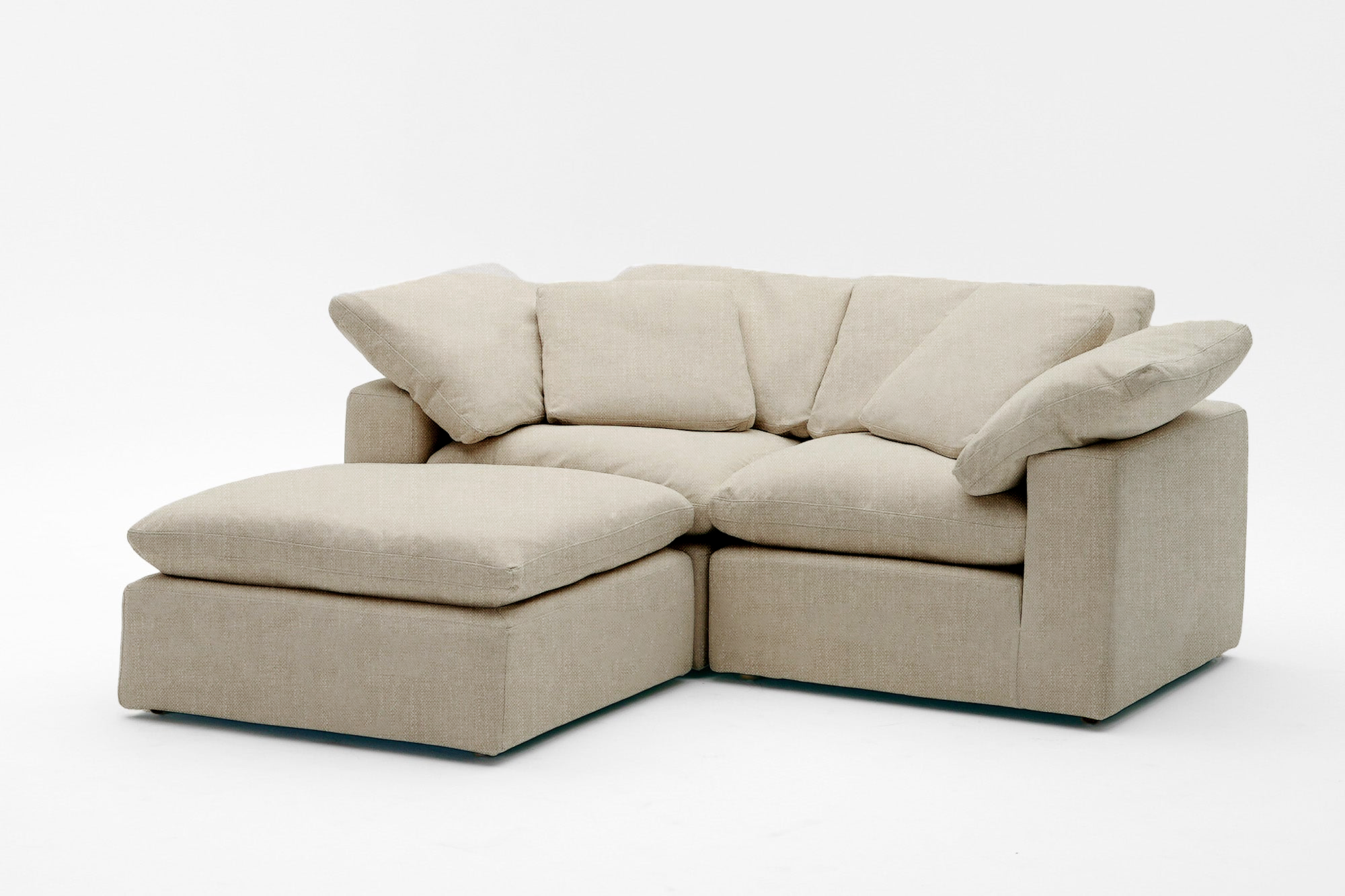 3-Cube Lover's Chaise Modular Cubes Soulfa Home 38" <b>NEW</b> Tulum NO