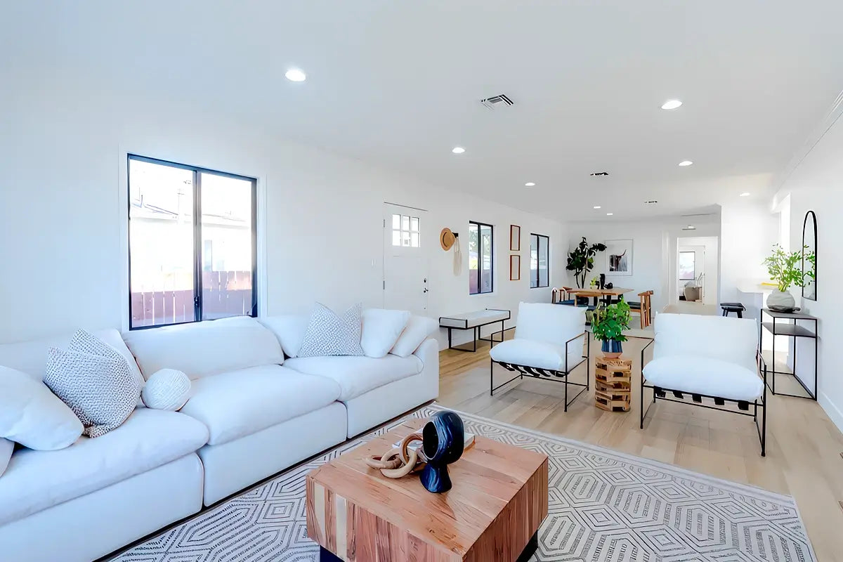 Soulfa 3-Cube Cloud Couch in white, modular sofa, non-toxic, stain resistant, washable, add more cubes when needed