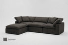 4-Cube Modular Chaise Sectional Modular Cubes Soulfa Home 38" <b>NEW</b> Espresso NO