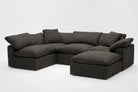 5-Cube U-Sectional Sofa Soulfa Home 38" <b>NEW</b> Espresso NO