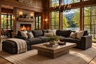 6-Cube Movie Pit Couch or L-Sectional - Charcoal Soulfa Home