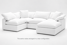 MOST POPULAR - 5-Cube Modular L-Sectional Sofa Soulfa Home
