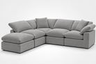 MOST POPULAR - 5-Cube Modular L-Sectional Sofa Soulfa Home 38" Fog Grey NO