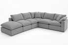 6-Cube Large Sectional or Movie Pit Soulfa Home 38" Fog Grey NO