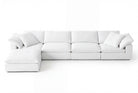 5-Cube Ottoman Chaise Sectional Soulfa Home