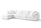 5-Cube Ottoman Chaise Sectional Soulfa Home