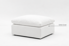 Ottoman Covers Modular Cubes Soulfa Home 38" Ottoman Entire Cover White