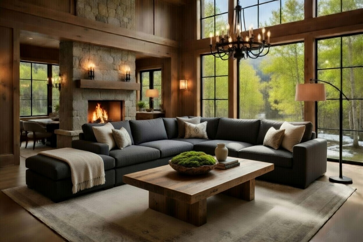 6-Cube Movie Pit Couch or L-Sectional - Charcoal Soulfa Home