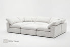 6-Cube Sectional or Iconic Movie Pit Soulfa Home 38" <b>NEW</b> White Haven NO