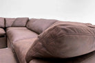 4-Cube Soulfa Corner Sectional - Chestnut Leather Soulfa Home