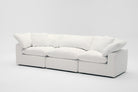 Soulfa 3-Cube Cloud Couch, modular sectional sofa chaise, non-toxic, stain resistant, washable
