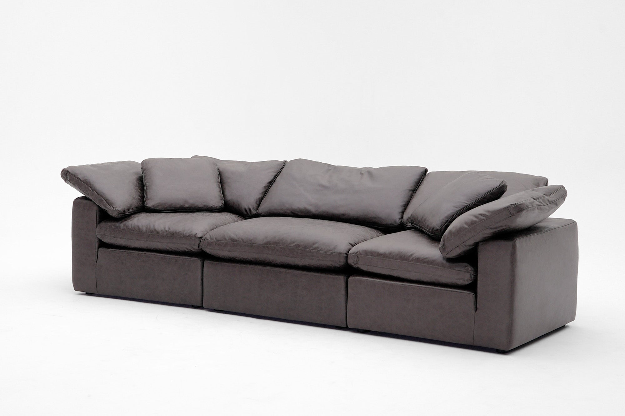 Soulfa 3-Cube Cloud Couch, modular sectional sofa chaise, non-toxic, stain resistant, washable
