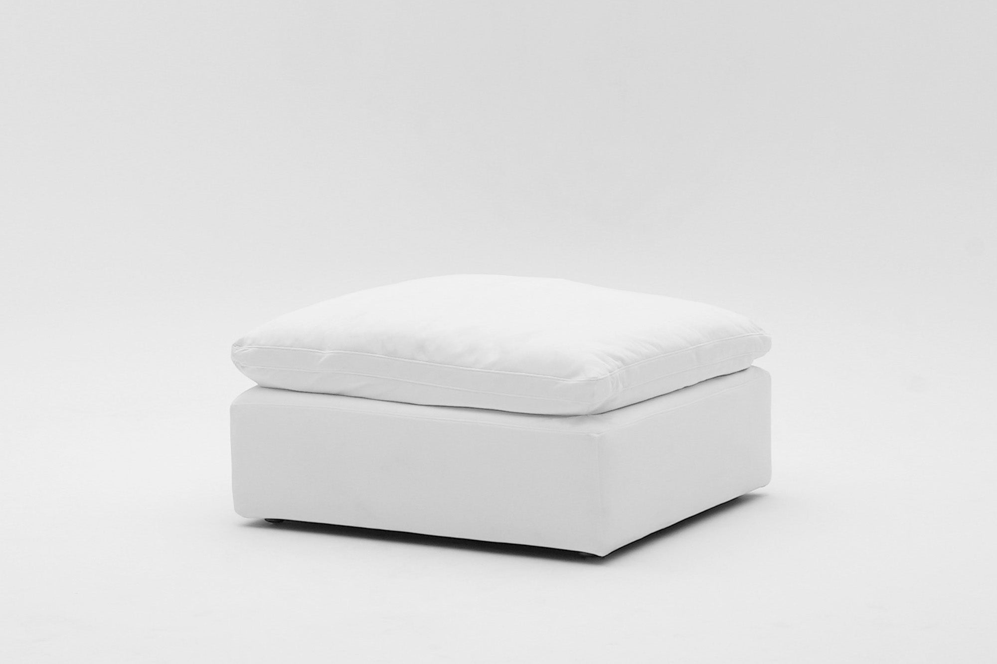 Soulfa Corner Cube Cloud Couch, white, modular sectional sofa chaise, non-toxic, stain resistant, washable
