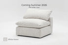 Armless Cube Modular Cubes Soulfa Home 38" Armless <b>NEW</b> White Haven NO